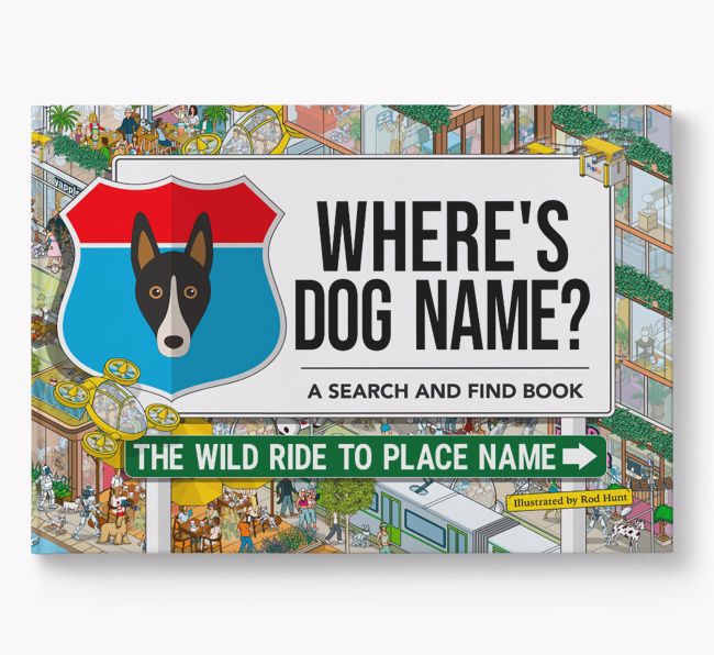 Personalised Smooth Collie Book: Where's Dog Name? Volume 3